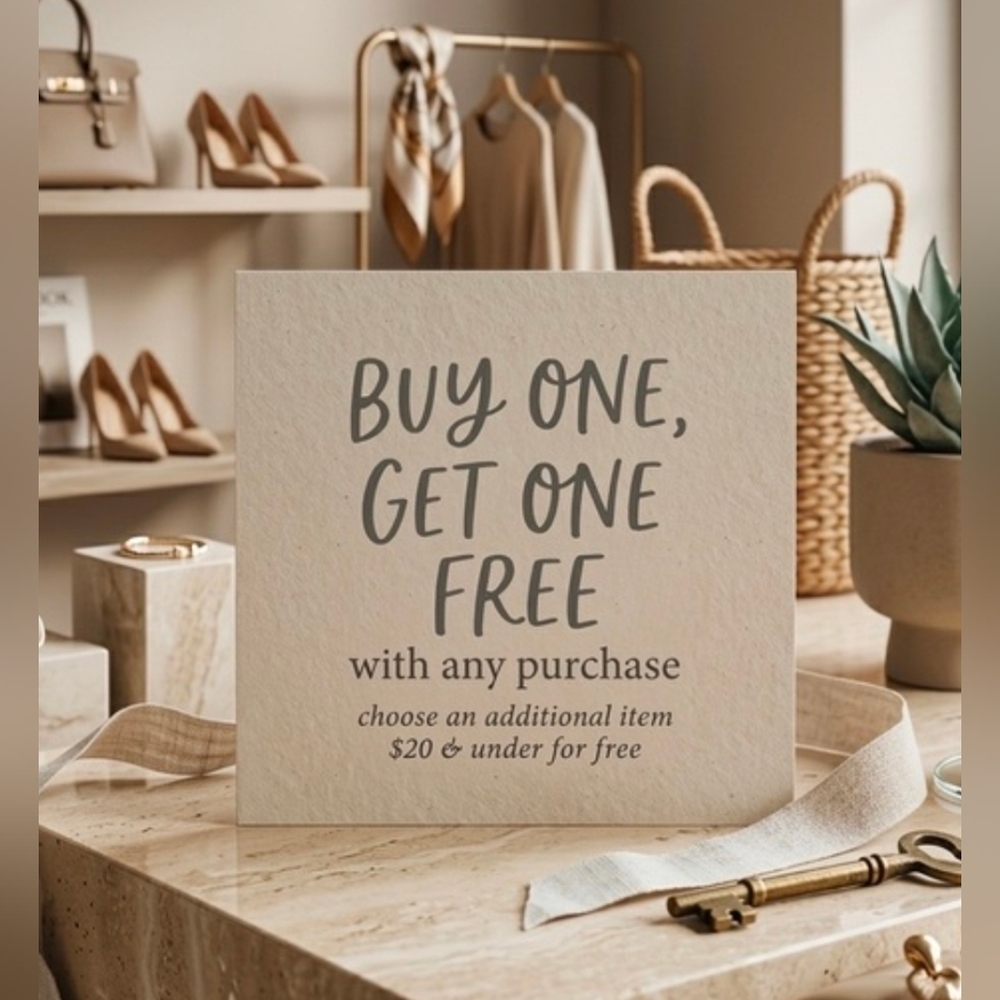 "Buy One, Get One Free"